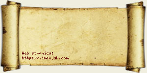 Jovana Mojsilović vizit kartica